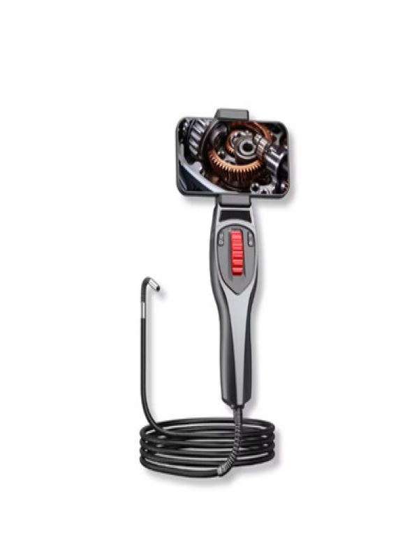  Y3M 360 Derece Oynar Başlı 6mm Lens Çapı 1 Metre Yarı Sert Kablo Endüstriyel Ensokop Yılan Kamera