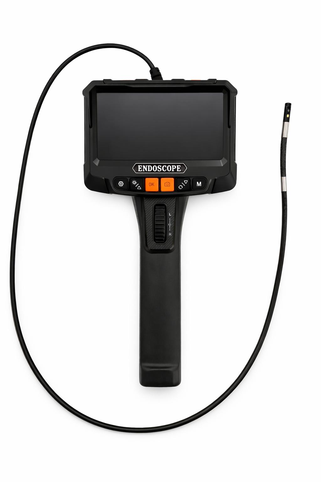 Anesok S10 360° Oynar Başlı Çift Kameralı 6mm Dual Lens 1 Metre Kablo Endüstriyel Endoskop Yılan Kamera