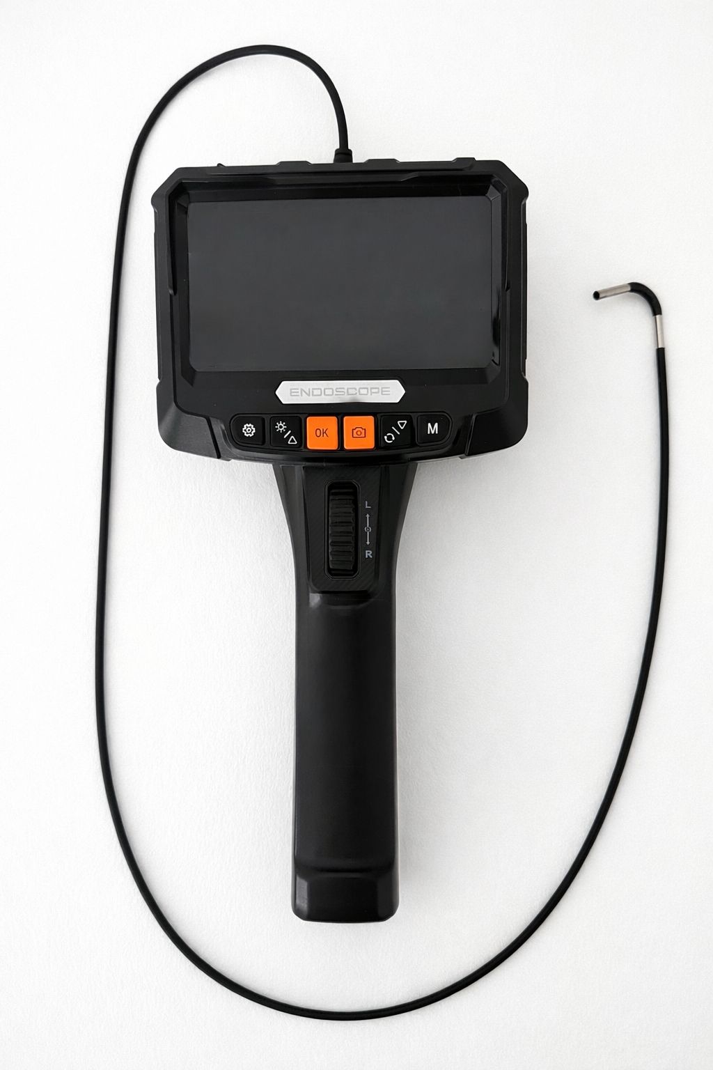 Anesok S10 360° Oynar Başlı 3.9mm Lens Çapı 1 Metre Yarı Sert Kablo Endüstriyel Endoskop Yılan Kamera